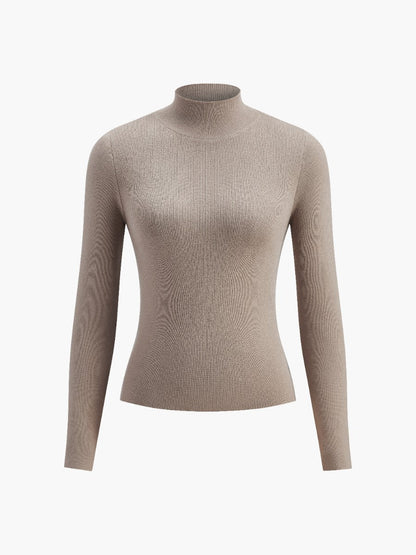 Damen Pullover Slimfit Warm Winter
