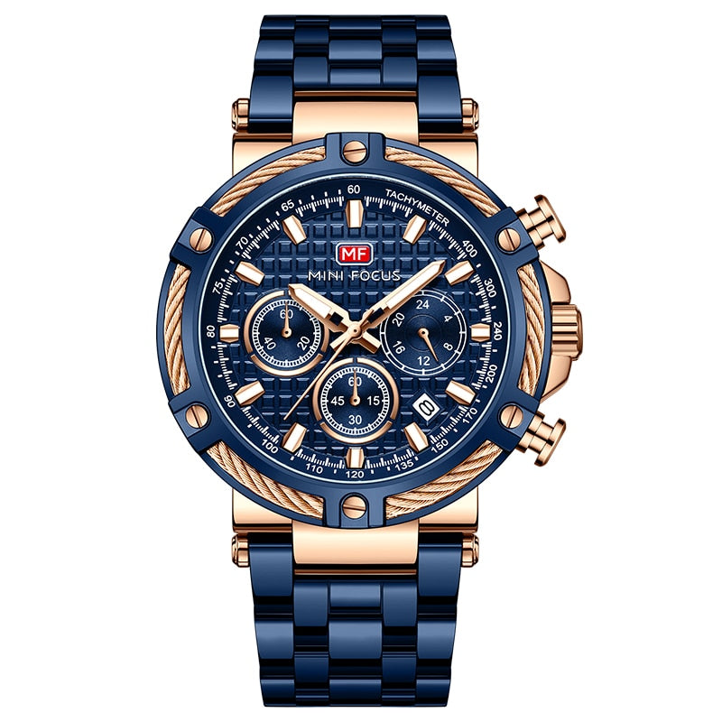 Herren Quarzuhr Maritime Armbanduhr