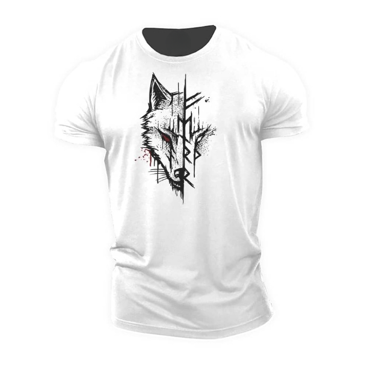 Herren T-Shirt Kurzarm Modern Nordisch
