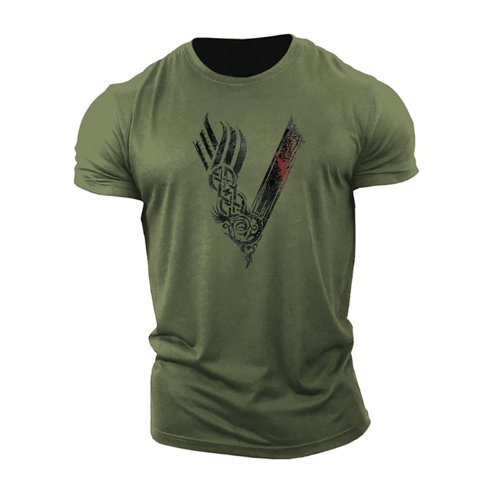 Herren T-Shirt Baumwolle Leicht Bequem Weiss