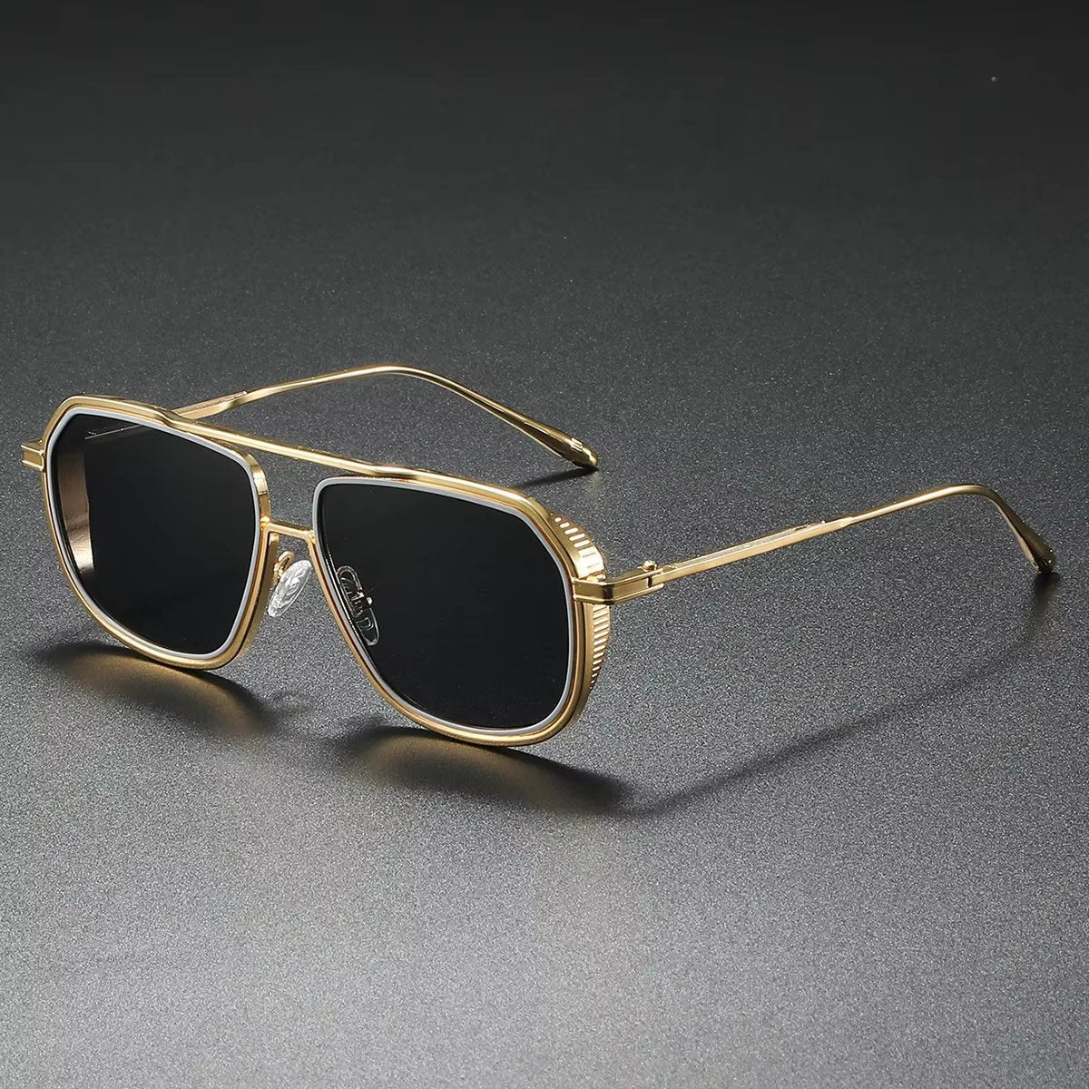 Herren Pilotenbrille Verlaufsglas Klassisch Elegantes Design