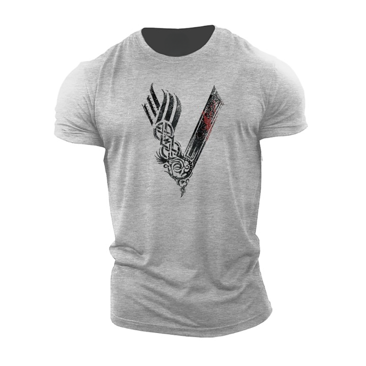 Herren T-Shirt Baumwolle Leicht Bequem Weiss