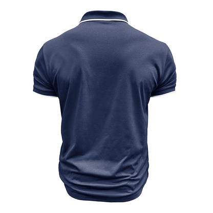 Herren Slimfit Poloshirt Kurzarm Klassisch