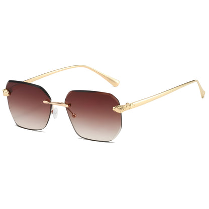 Herren Sonnenbrille Rahmenlos Sportlich