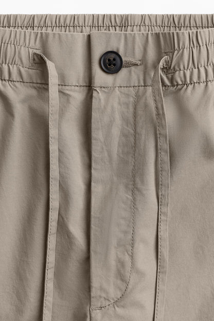 Herren Chinohose Braun Kordelzug