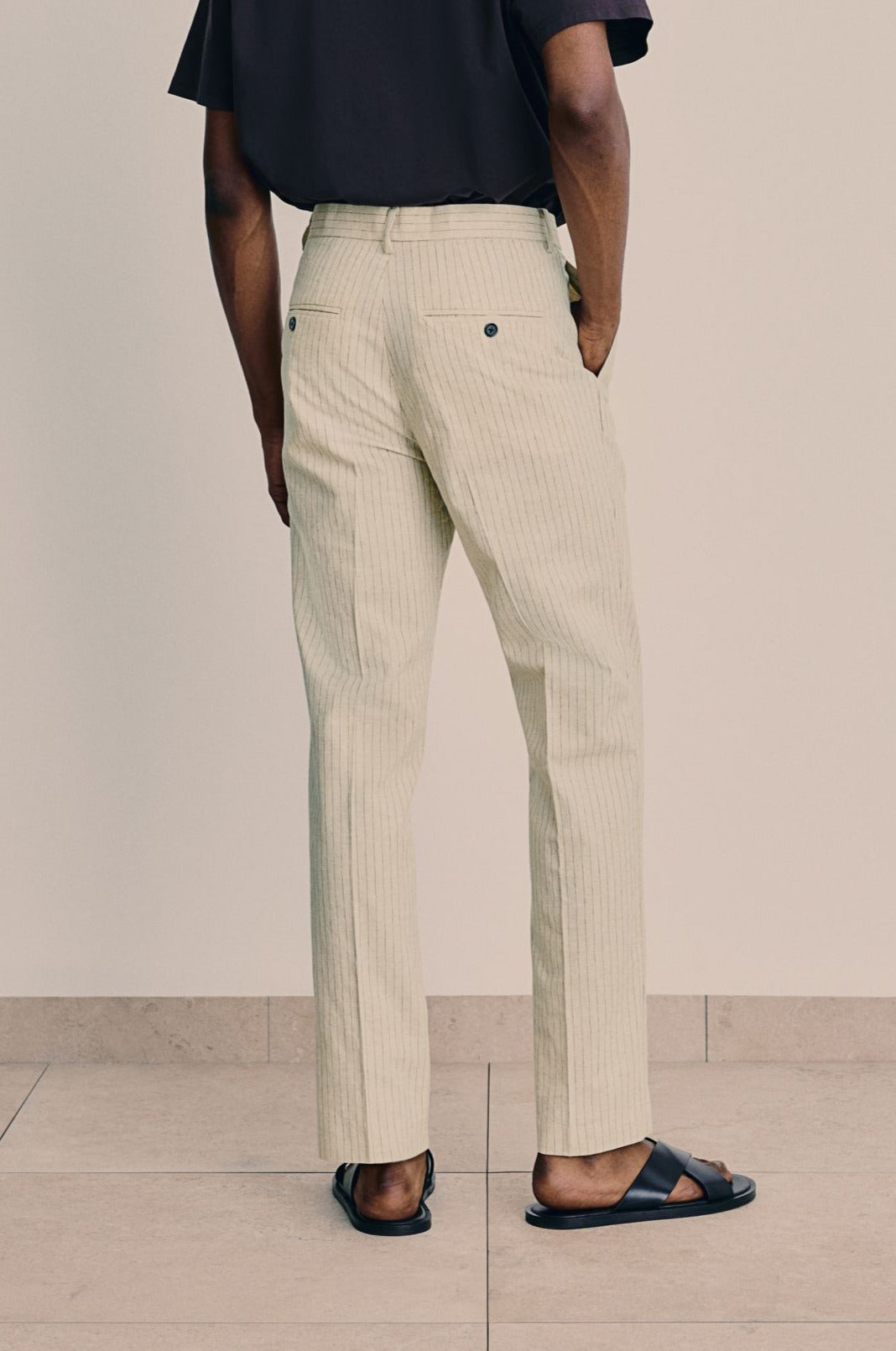 Herren Anzughose Nadelstreifen Elegant