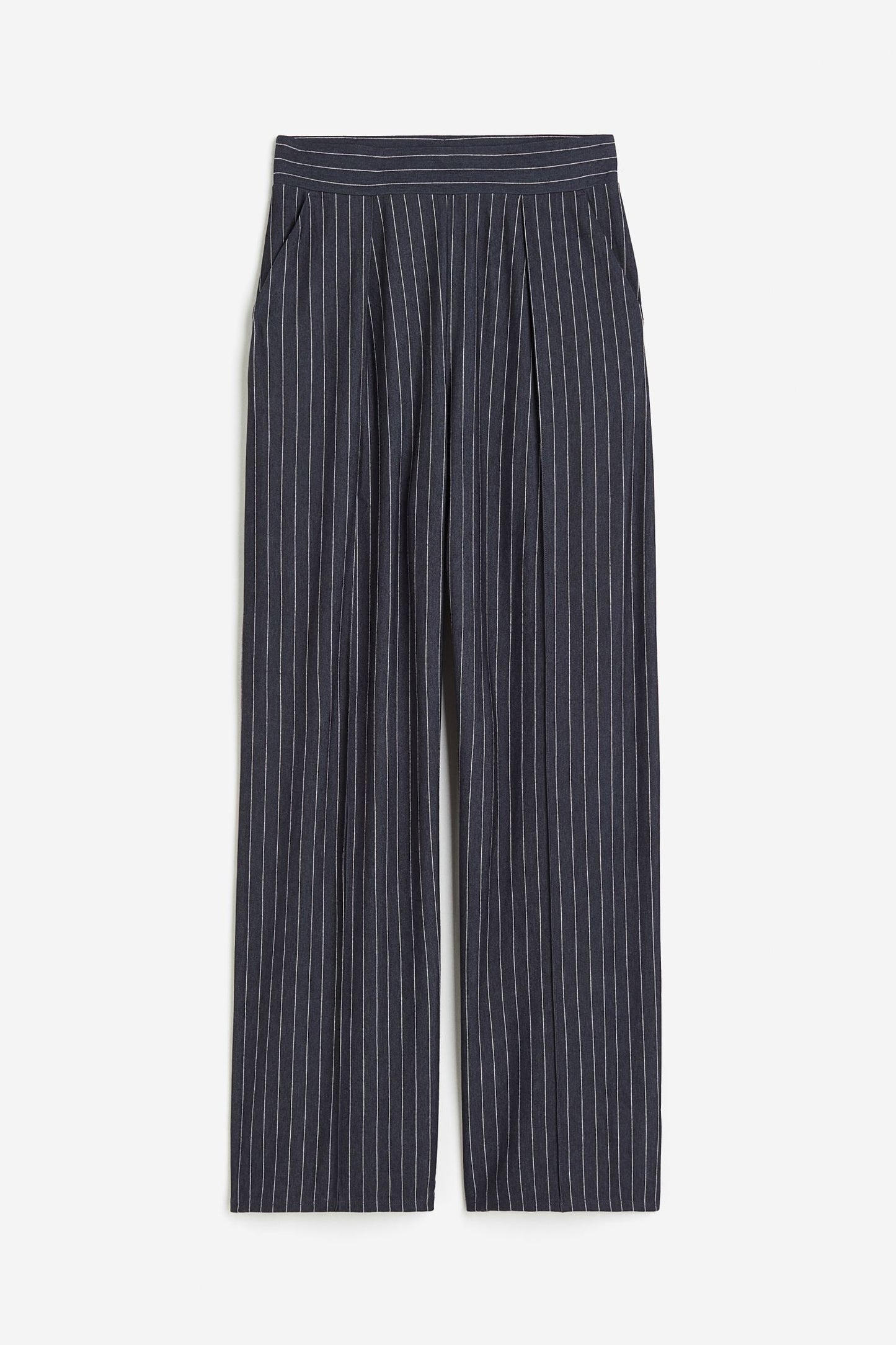 Damenhose Bequem Weit Komfort Bundfalten