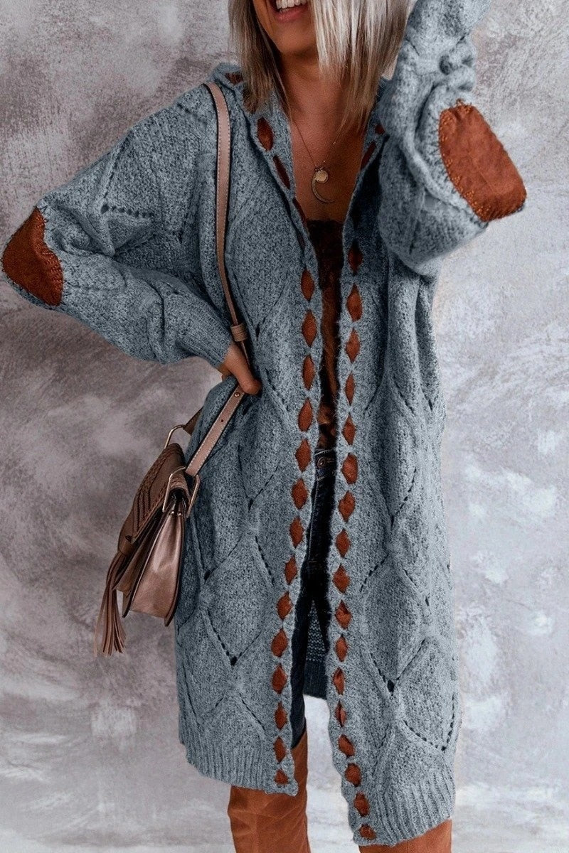 Damen Langstrickcardigan Elegantes Design