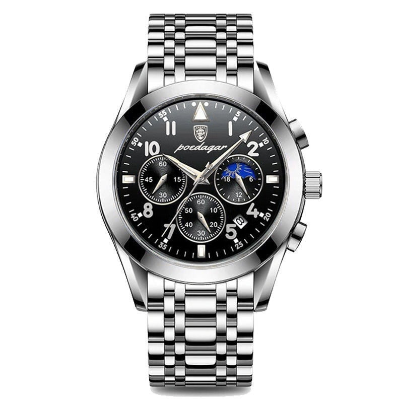Herren Armbanduhr Edelstahl Elegantes Design