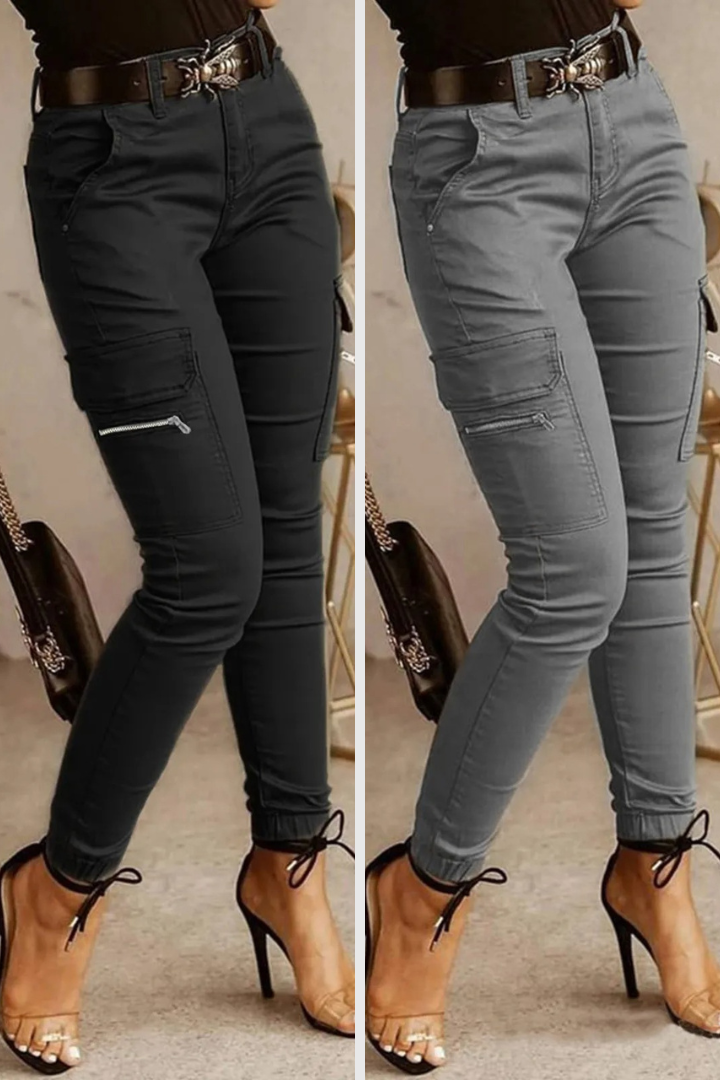 Damen Cargo-Hose Modern Bequem