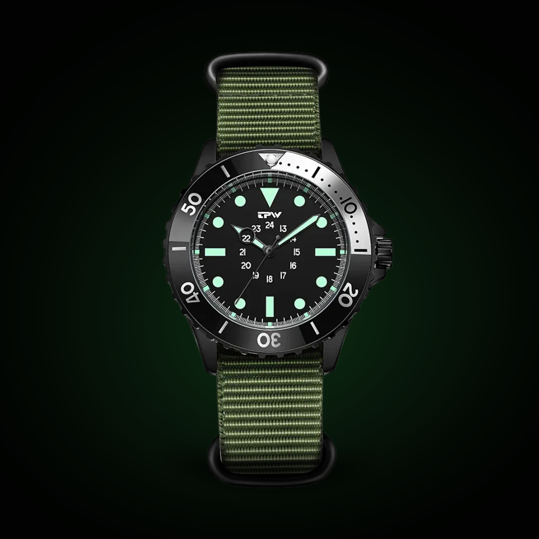 Herren Taucheruhr Militärstyling Wasserdicht