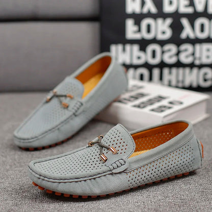 Herren Lederschuhe Atmungsaktiv Bequem