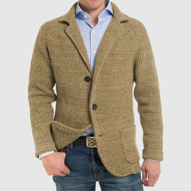 Herren Slim-Fit Blazer Businessanzug Modern