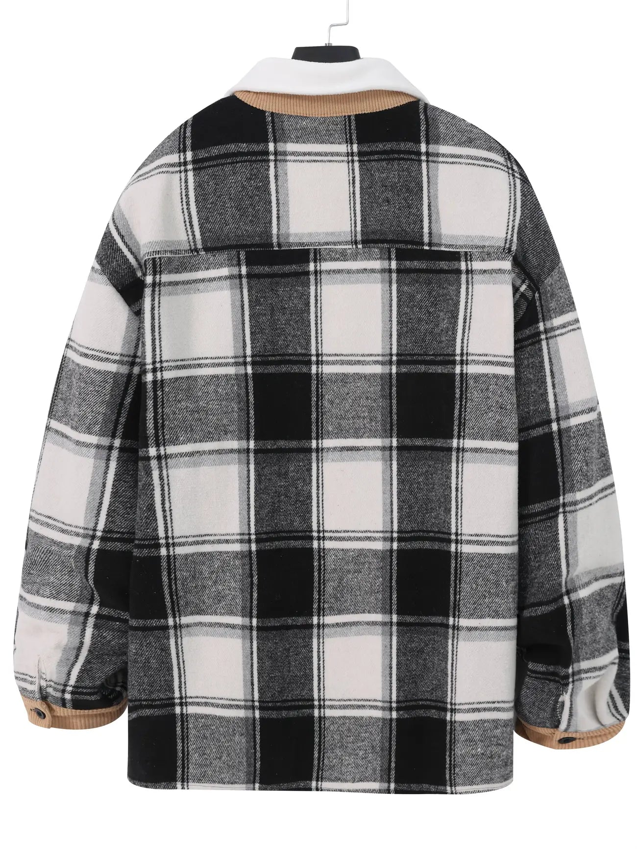 Herren Übergangsjacke Karomuster Lässig Modern