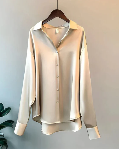 Damen Bluse Klassisch Mit Knöpfen Elegantes Design