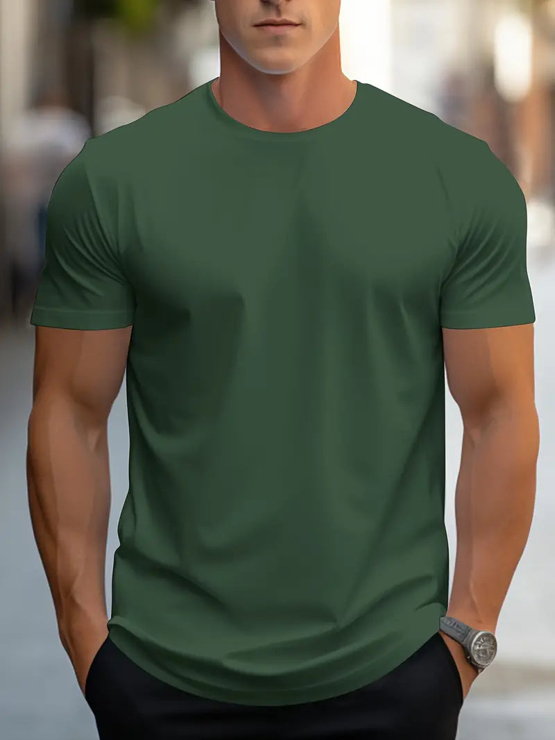 Herren T-Shirt Slim Fit Elegantes Design