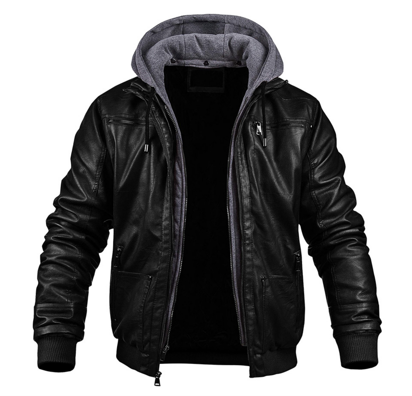 Echtleder Damen Winterjacke mit Kapuze
