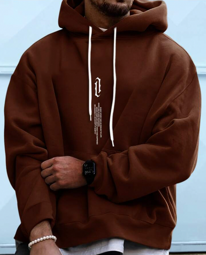 Herren Kapuzenpullover Bequem Sportlich Grau