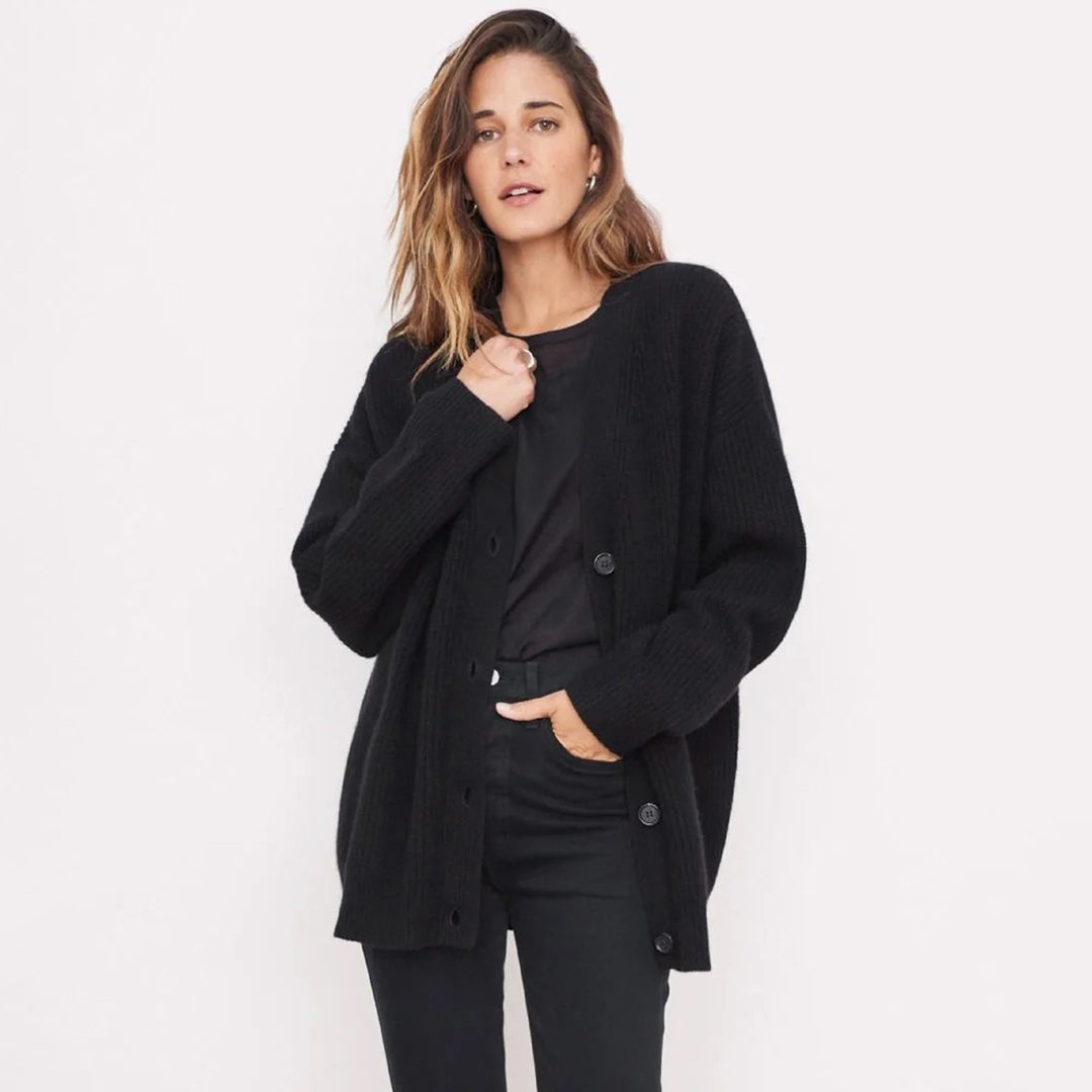 Damen Oversized Cardigan Warm - Norvielle