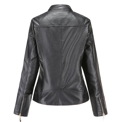 Leder Frauenjacke Stylisch