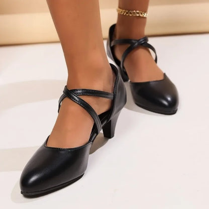 Damen High Heel Pumps Schwarz - Norvielle