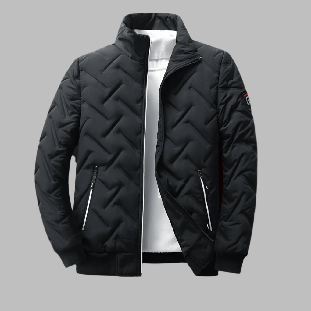 Herren Windjacke Warm Reißverschluss Wasserabweisend - Norvielle