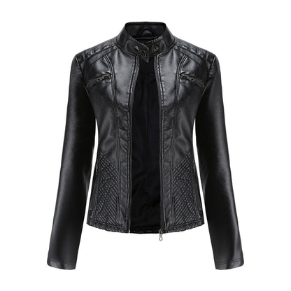 Damen Jacke Modern Steppnähte Schulterpartie - Norvielle
