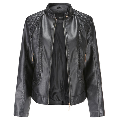 Leder Frauenjacke Stylisch