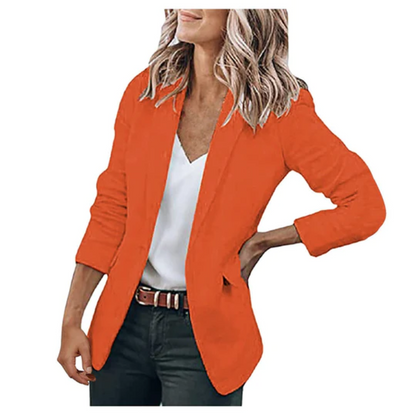 Damen Büroblazer Offener Schnitt Modern