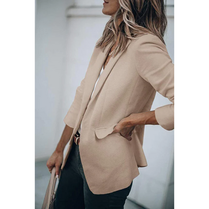 Damen Büroblazer Offener Schnitt Modern