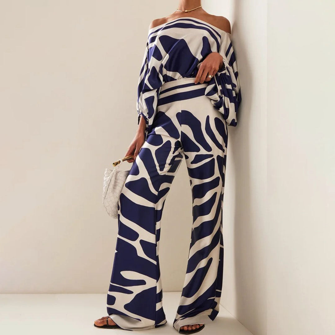 Damen Seiden-Nachthemden-Set Elegantes Satin
