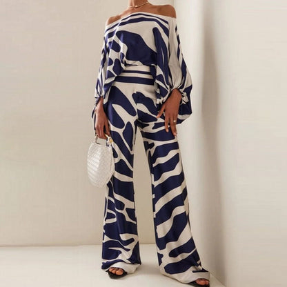 Damen Seiden-Nachthemden-Set Elegantes Satin