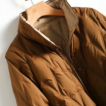 Weiche Daunenjacke Mittellang Leicht