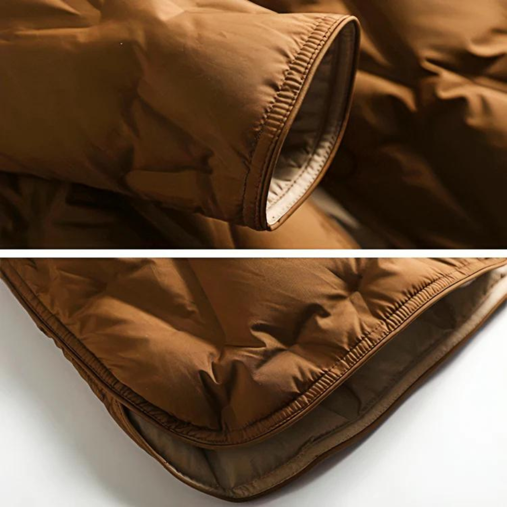 Weiche Daunenjacke Mittellang Leicht