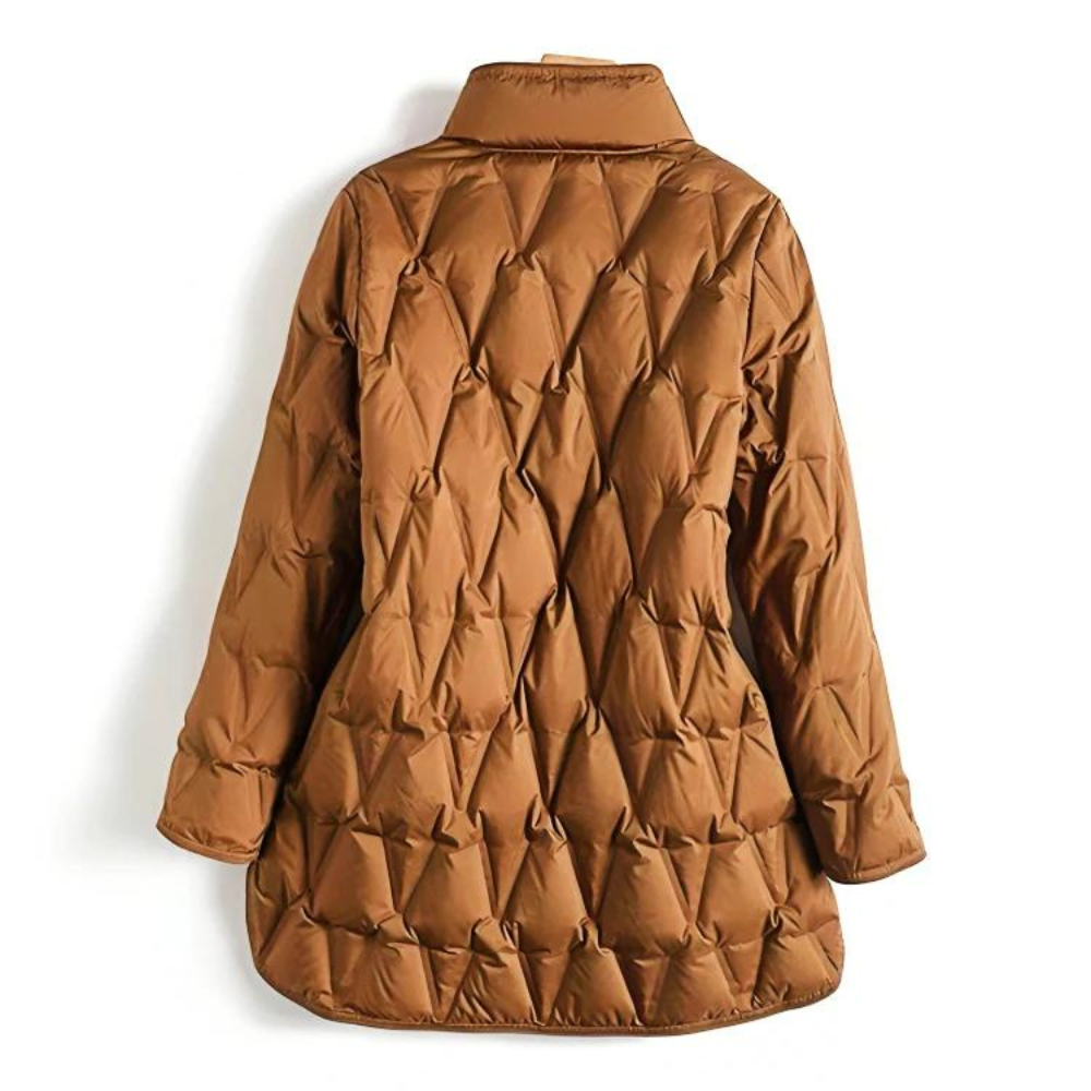 Weiche Daunenjacke Mittellang Leicht