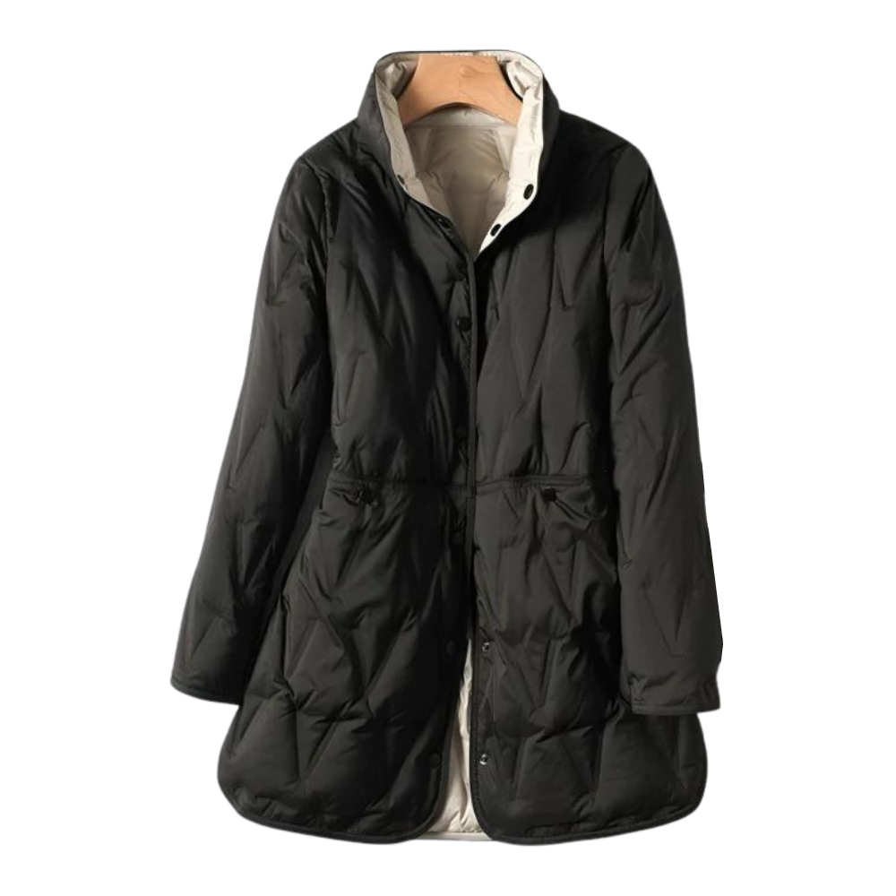 Weiche Daunenjacke Mittellang Leicht