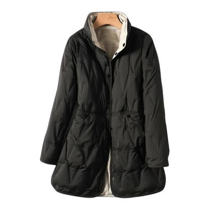 Weiche Daunenjacke Mittellang Leicht