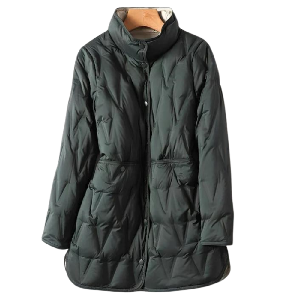 Weiche Daunenjacke Mittellang Leicht
