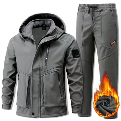 Herren Fleece Outdoor-Set Warm Funktionell