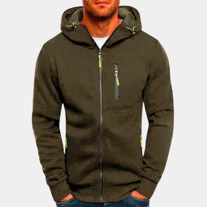 Herren Hoodie Reißverschluss