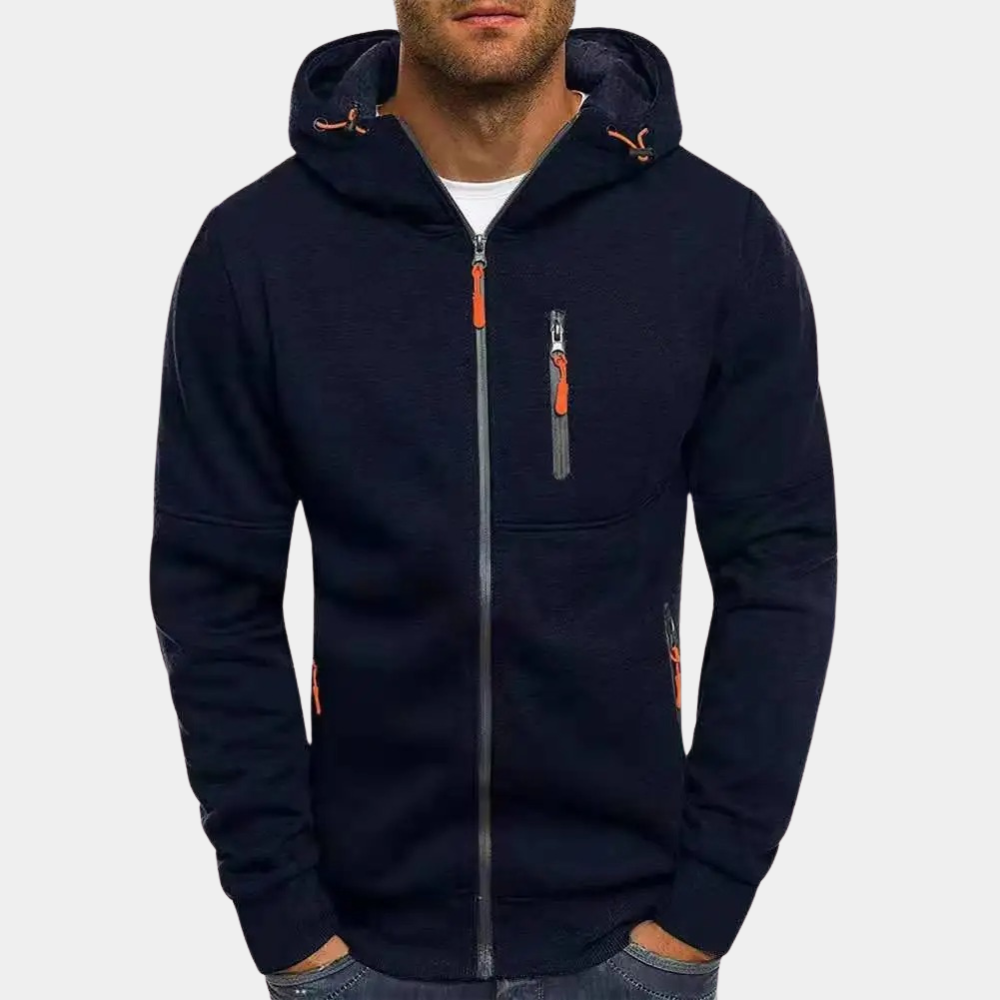 Herren Hoodie Reißverschluss