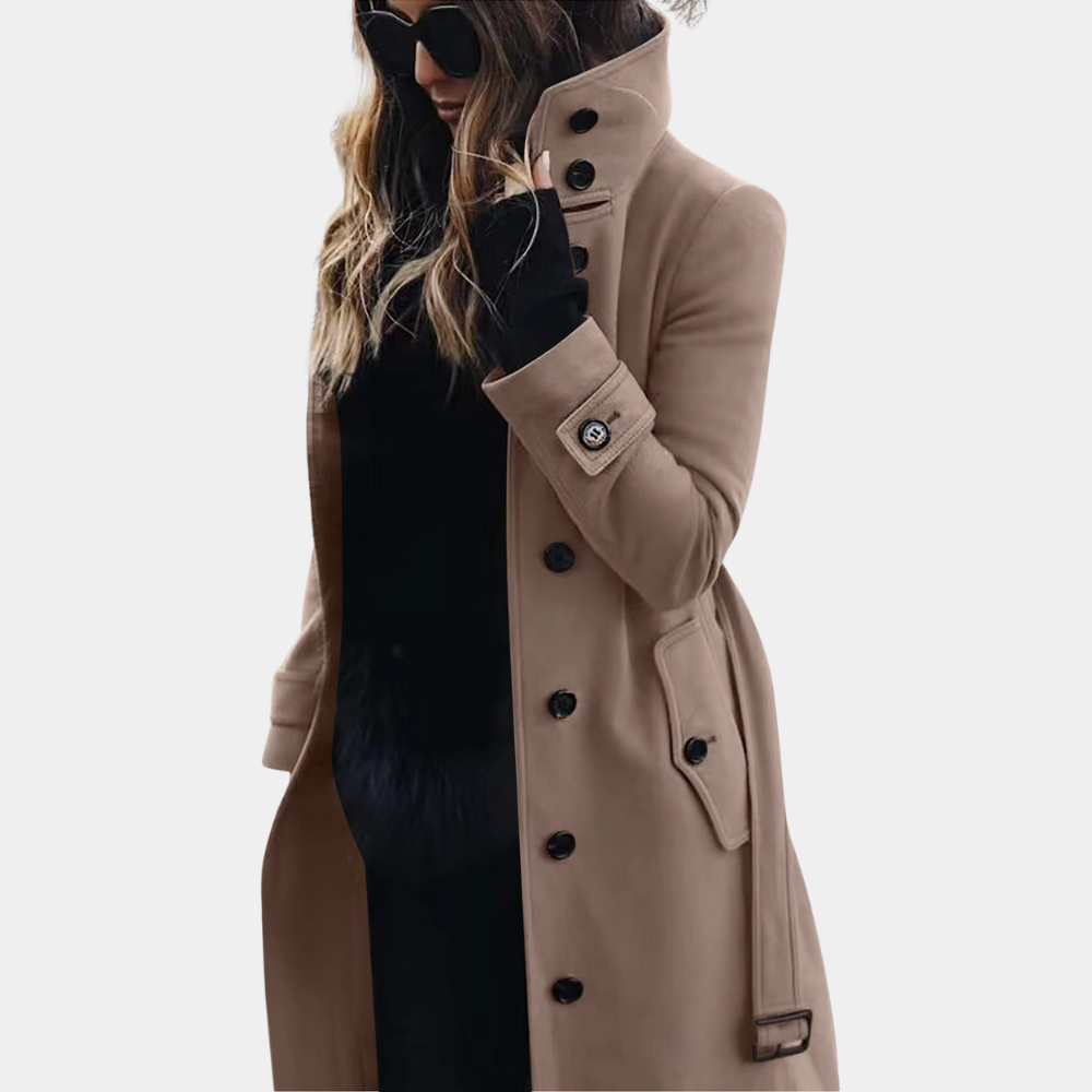 Damen Langjacke Tailliert Modern