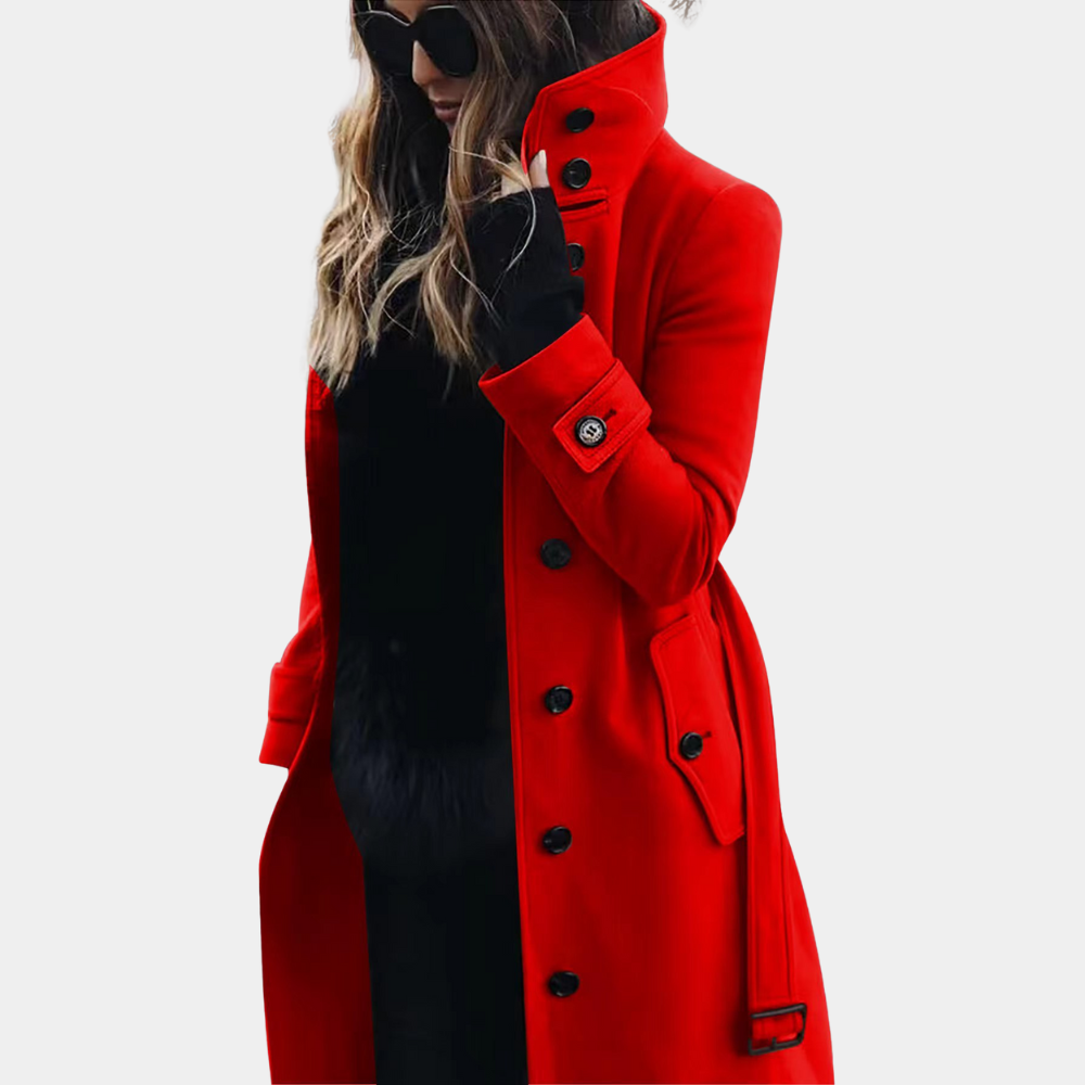 Damen Langjacke Tailliert Modern