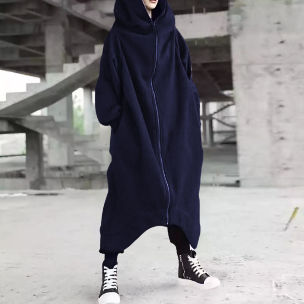Damen Winterjacke Lang Kapuze Reißverschluss Warm