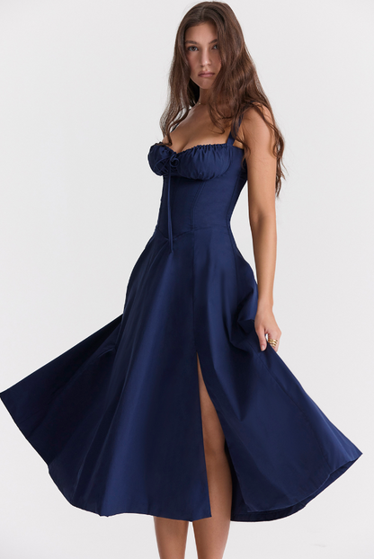 Damen Midikleid Mit Trägern Röcken Elegantes - Norvielle