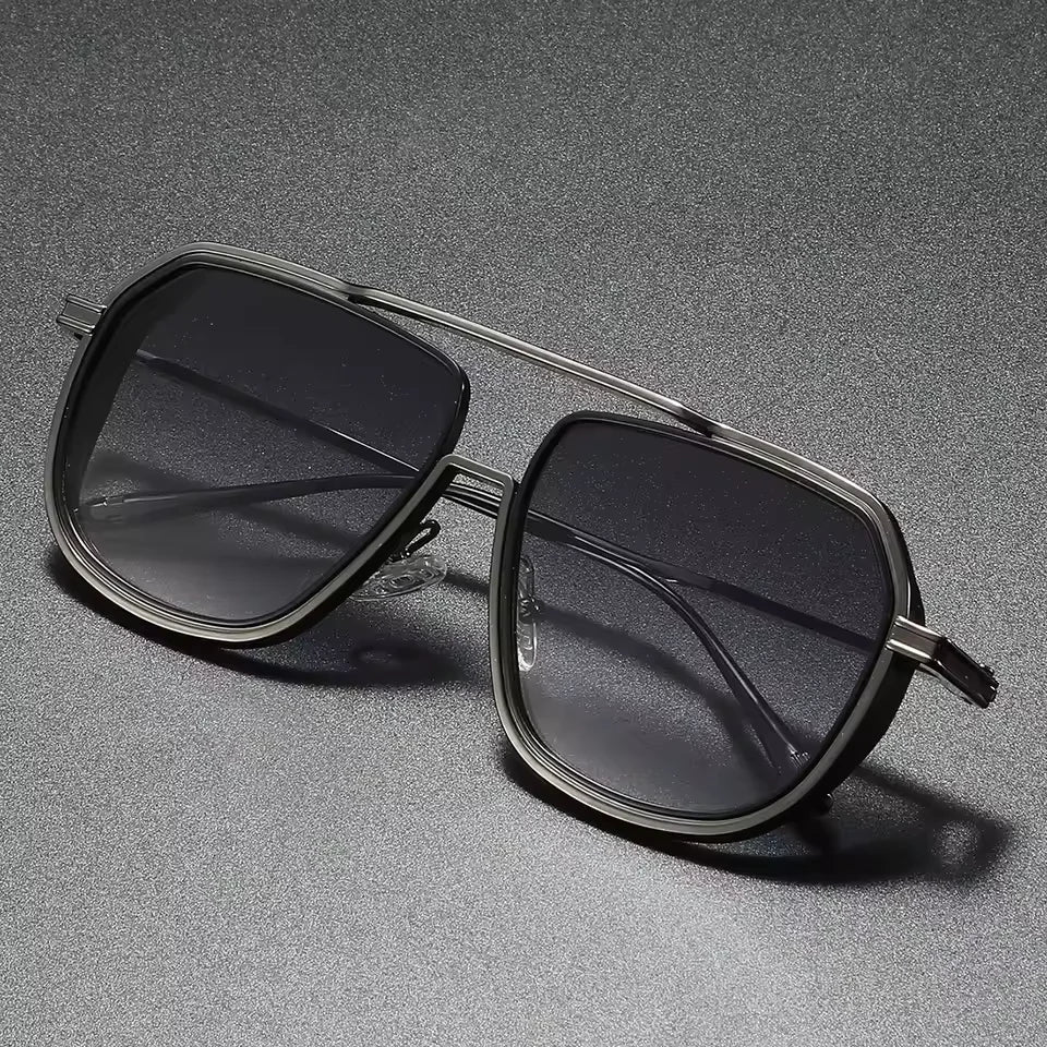 Herren Pilotenbrille Verlaufsglas Klassisch Elegantes Design