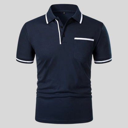 Herren Poloshirt Slim Fit Kurzarm Klassisch