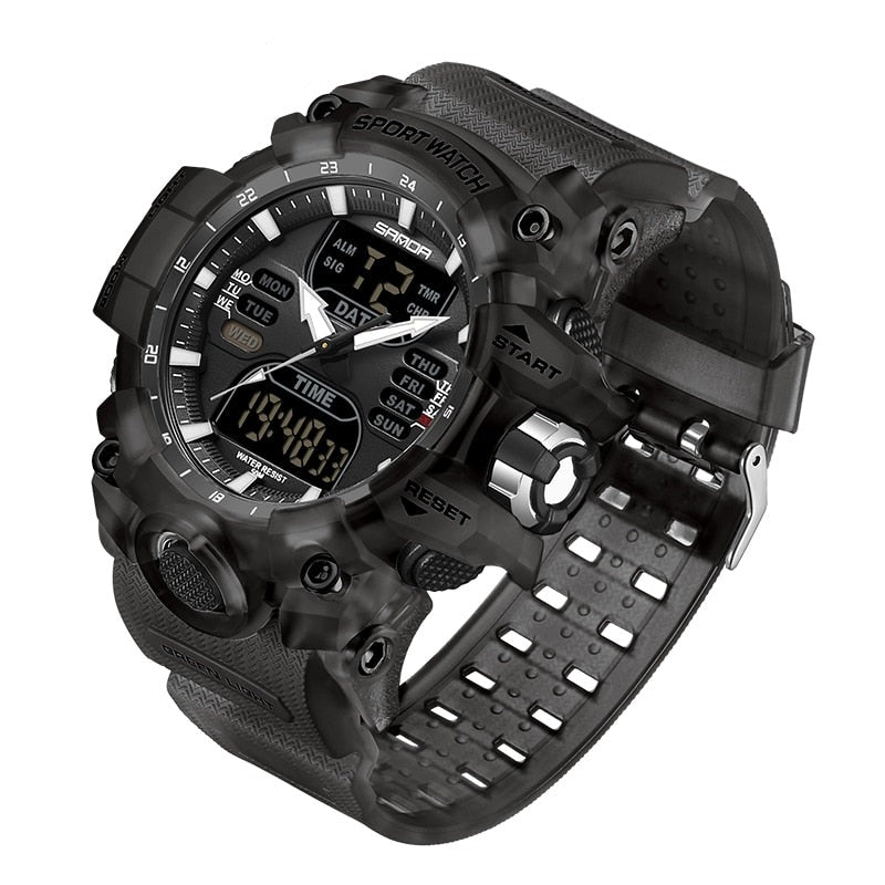Herren GPS Sportuhr Wasserdicht Digital