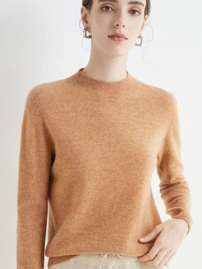 Damen Pullover Langarm Elegantes Design
