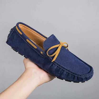 Herren Leder-Schnürloafer Elegantes Design